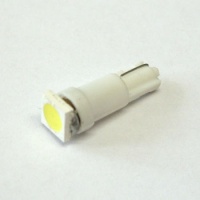 Светодиод 12V1,2W в панель приборов БЕЛЫЙ Т5-02 1SMD
