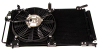 Радиатор кондиционера конденсатор 1117/1118/1119 + электровентилятор в сборе
