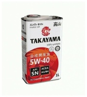 Масло TAKAYAMA Adaptec 5W40 Api SN/CF A3/B4 синт.1л.(металл)    